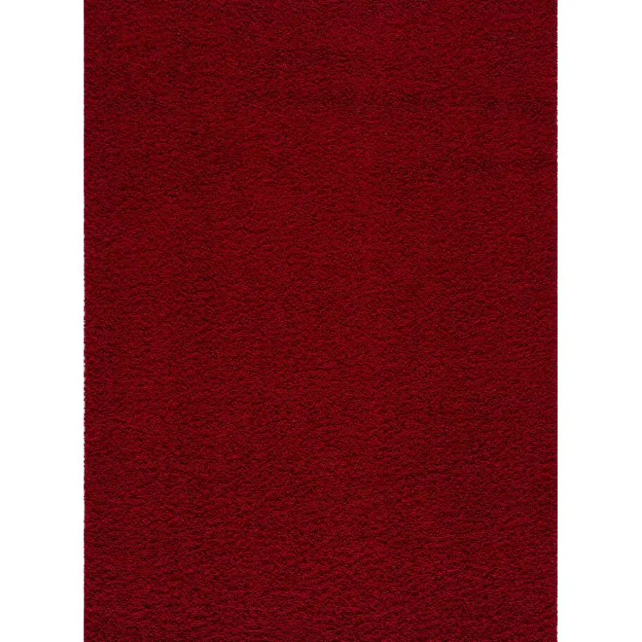 Loca Shaggy Vloerkleed Rood Hoogpolig - 160x230 CM