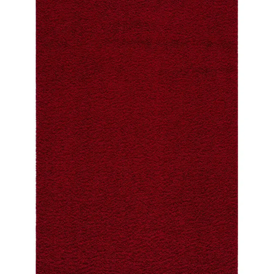 Loca Shaggy Vloerkleed Rood Hoogpolig - 160x230 CM