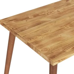 Locelso bureau - 100% grenen massief hout - Beukenhouten poten - Eikenkleur