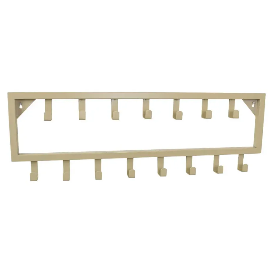 LOFT42 Bono Kapstok – Beige – Metaal – 15 haken - 80x26x4