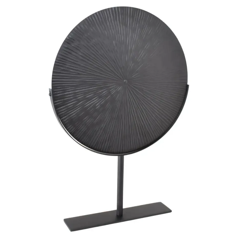 LOFT42 Burst Ornament op voet - Zwart Metaal Ø36cm