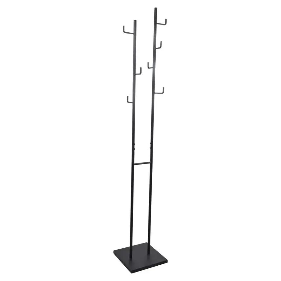 LOFT42 Jake staande kapstok - Zwart - Metaal - 176x29x29