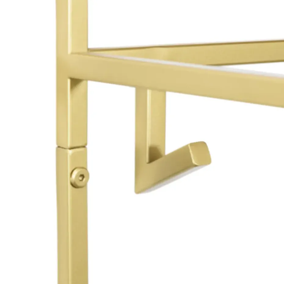LOFT42 Jip Kapstok - 12 haken - Metaal - Goud - 100x80x33