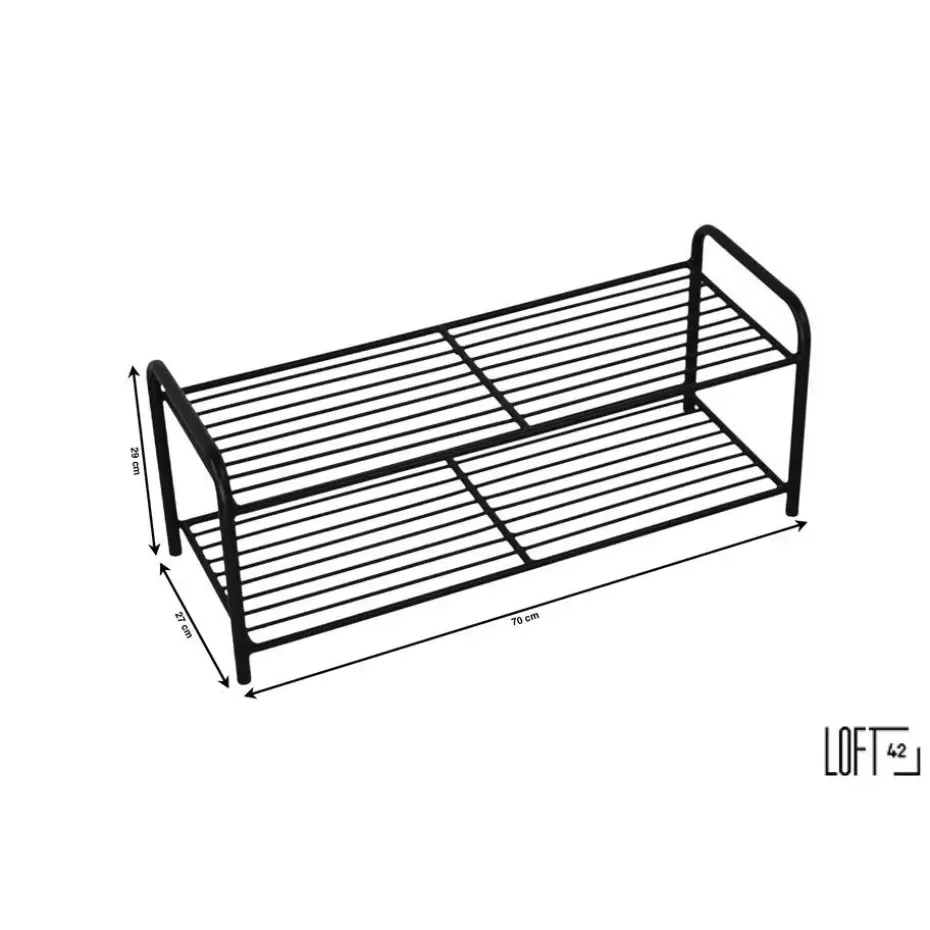 LOFT42 Lace Schoenenrek - Metaal - Zwart