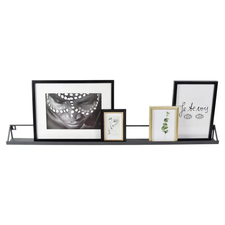 LOFT42 Pictured Fotoplank - Metaal - Mat Zwart - 8x110x8