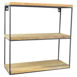 LOFT42 Wally Wandrek met Mangohout - Metaal - 45x45x18