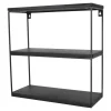 LOFT42 Wally Wandrek met Zwart Mangohout - Metaal - 45x45x18