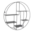 LOFT42 Wally Wandrek Rond - Metaal - Mat Zwart - 70x70x15