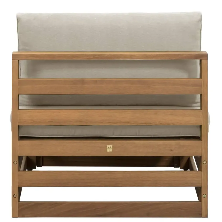 Loungebank element Clermont - midden - 63x78x72 cm