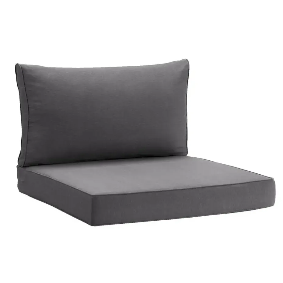 Loungekussen Brest zit - grijs - 73x73 cm