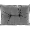 Loungekussen Florence rug - grijs - 60x43 cm