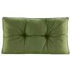 Loungekussen Florence rug - donkergroen - 73x43 cm