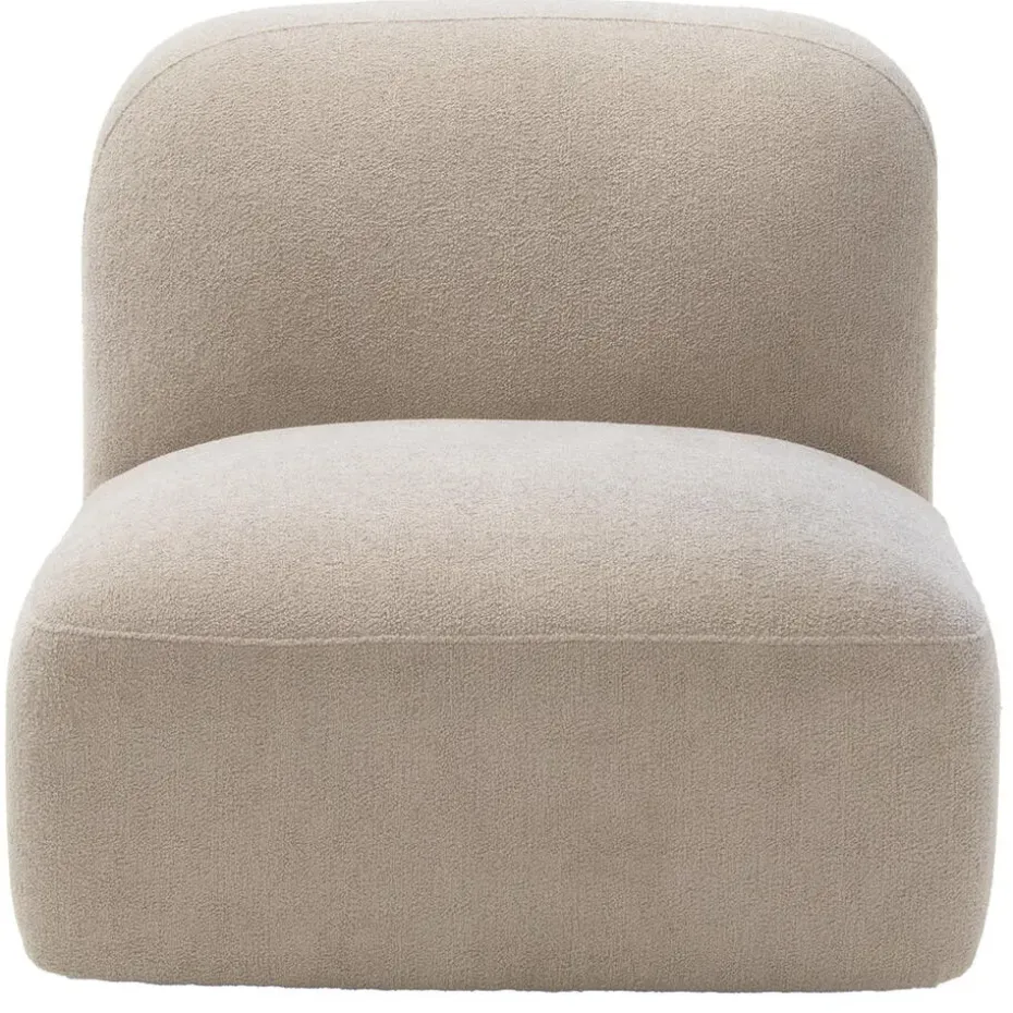 Loveseat Stof Taupe - Zitbreedte 76cm - 76x106x75cm - Mary