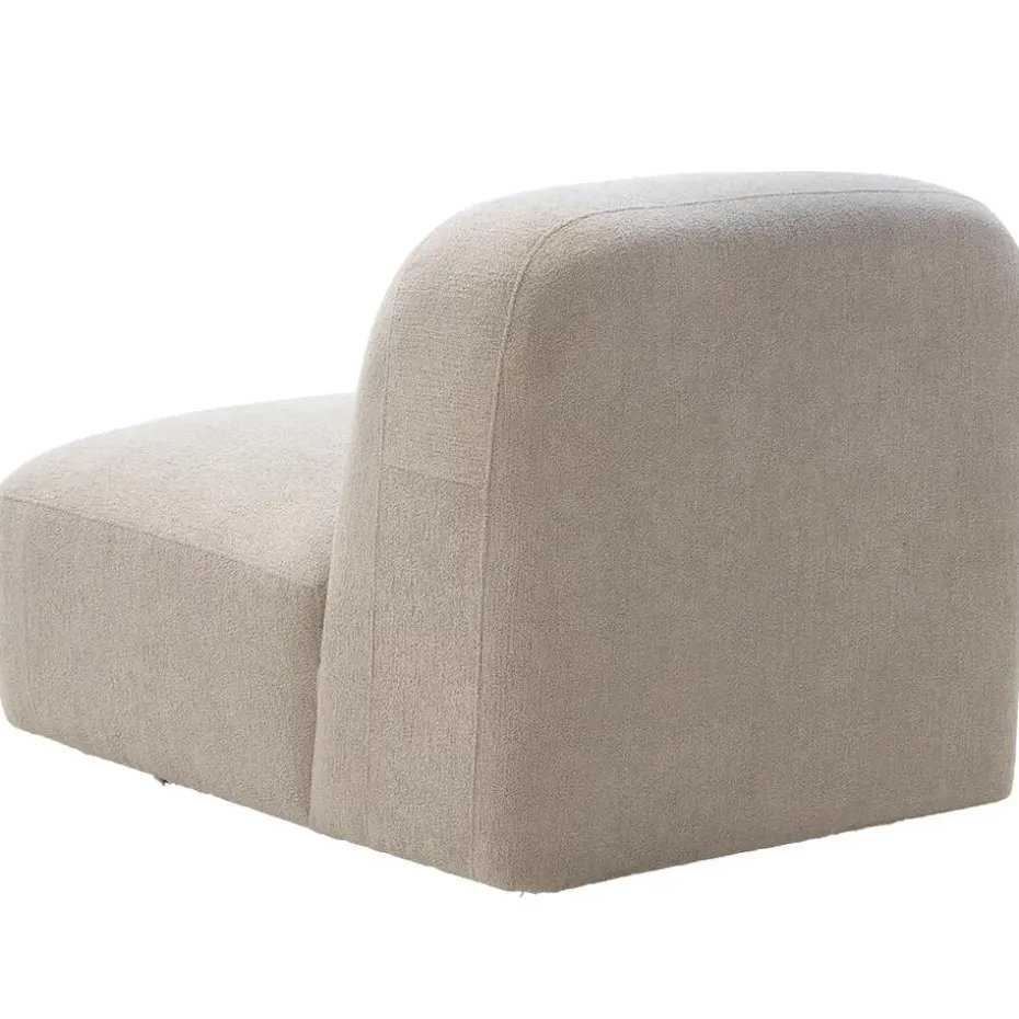 Loveseat Stof Taupe - Zitbreedte 76cm - 76x106x75cm - Mary