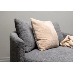 Loveseat Teddy Grijs - Zithoogte 40cm - 118x118x72cm - Kelso