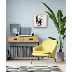 LP Wissellijst - Vinyl Framelijst - 33x32x2 cm - MDF hout - Plaat - Lichte Eik