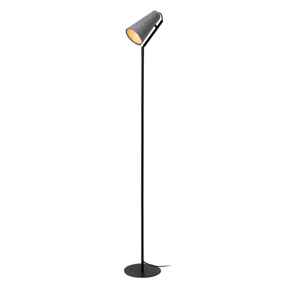 Lucide BENSEN Vloerlamp - Grijs