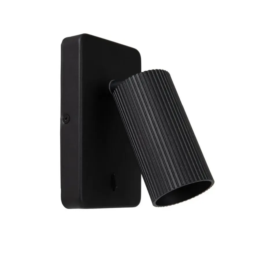 Lucide CLUBS Bedlamp - Zwart