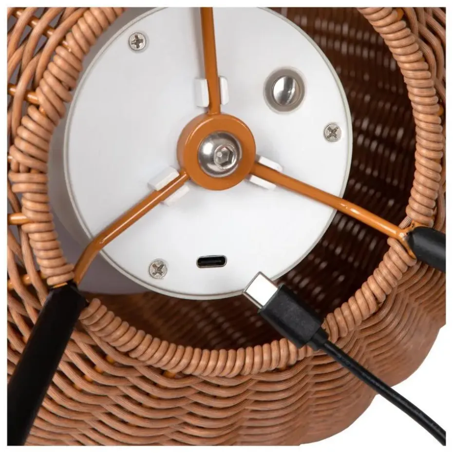Lucide COLIN IP44 Tafellamp - Naturel