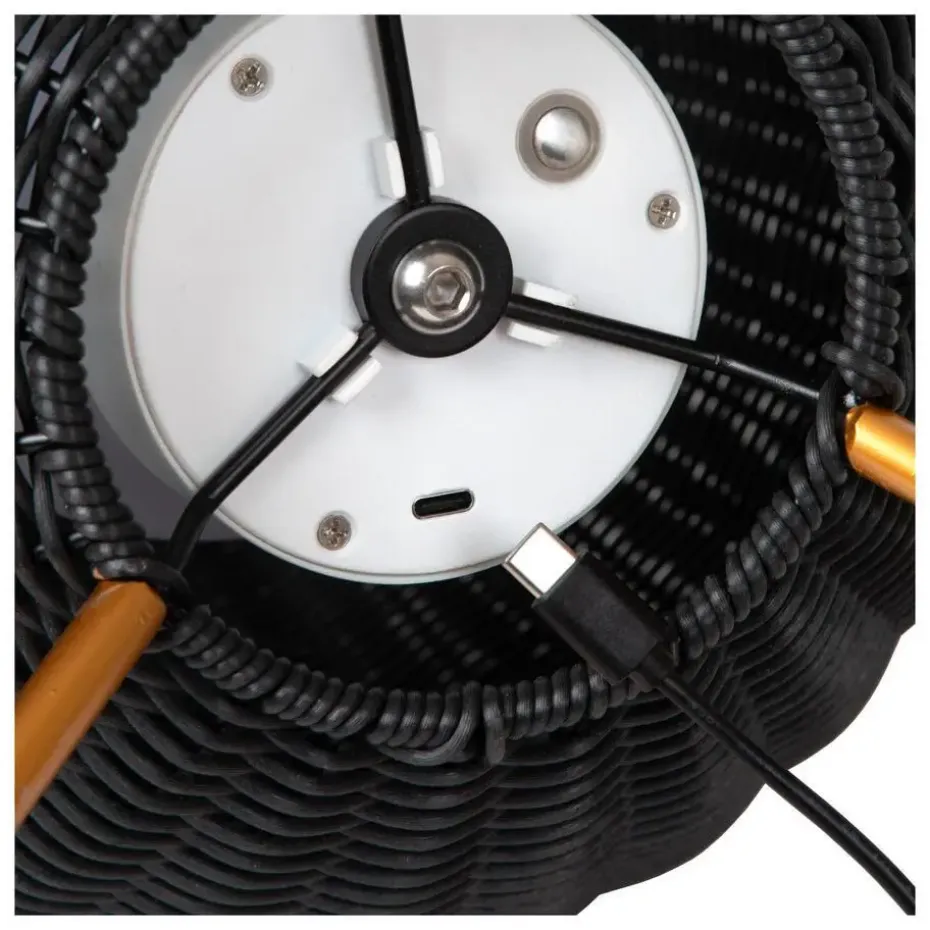 Lucide COLIN IP44 Vloerlamp - Zwart