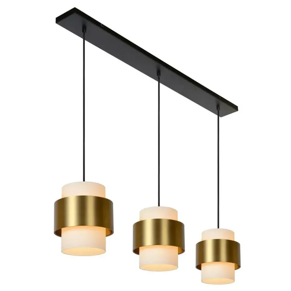 Lucide FIRMIN Hanglamp - Mat Goud / Messing
