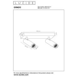 Lucide GRADO Plafondspot - Taupe