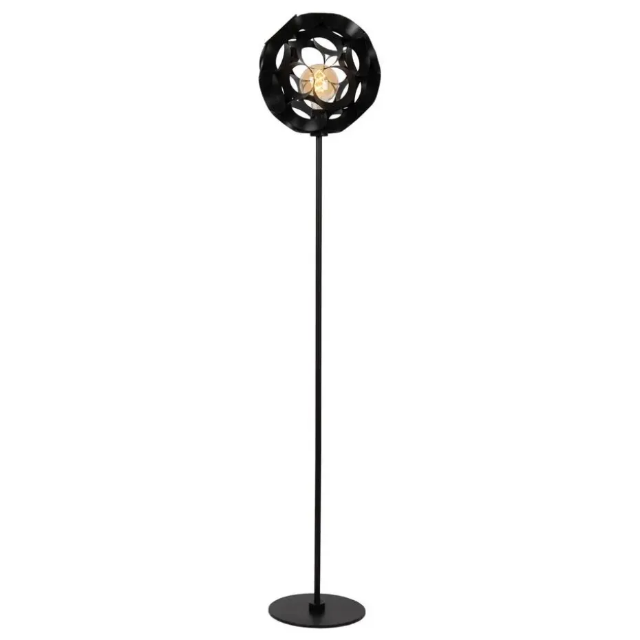 Lucide HANNELORE Vloerlamp - Zwart