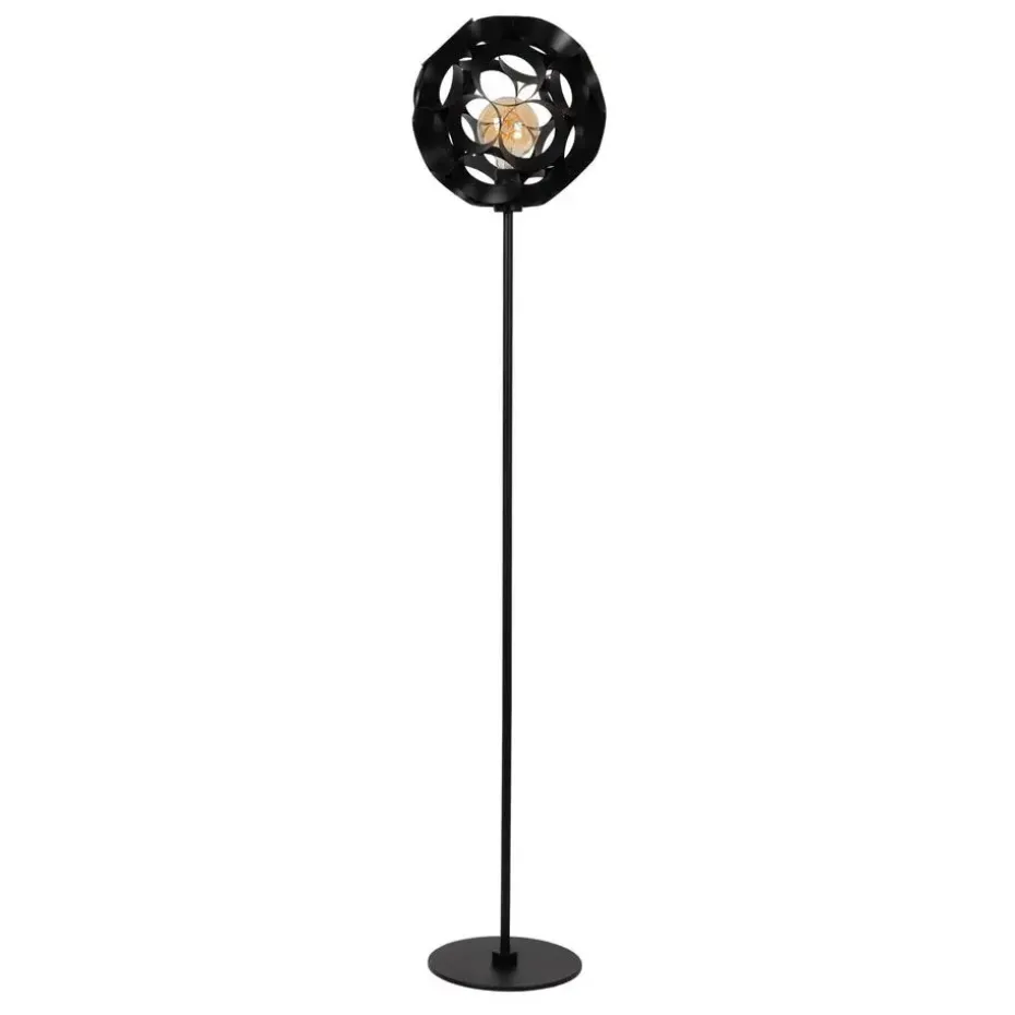 Lucide HANNELORE Vloerlamp - Zwart