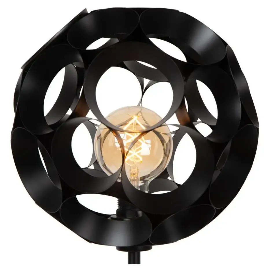 Lucide HANNELORE Vloerlamp - Zwart