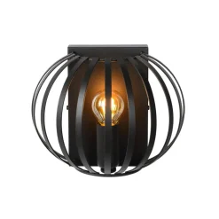 Lucide MANUELA Wandlamp - Zwart