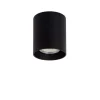 Lucide plafondspot Bodi - zwart - Ø8 cm