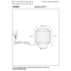 Lucide SUENO Tafellamp - Wit