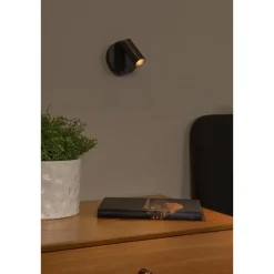 Lucide TONI Wandspot - Grijs ijzer