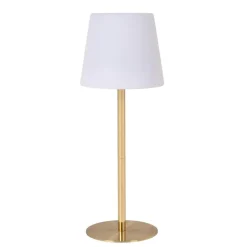 Lucide TYON Tafellamp - Mat Goud / Messing