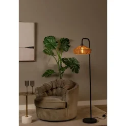 Lucide YUNKAI Vloerlamp - Naturel