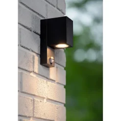 Lucide ZARO IR Wandspot - Zwart