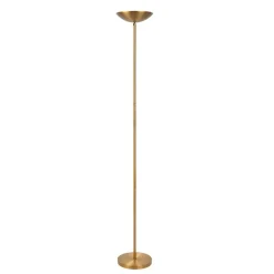 Lucide ZENITH Vloerlamp - Mat Goud / Messing