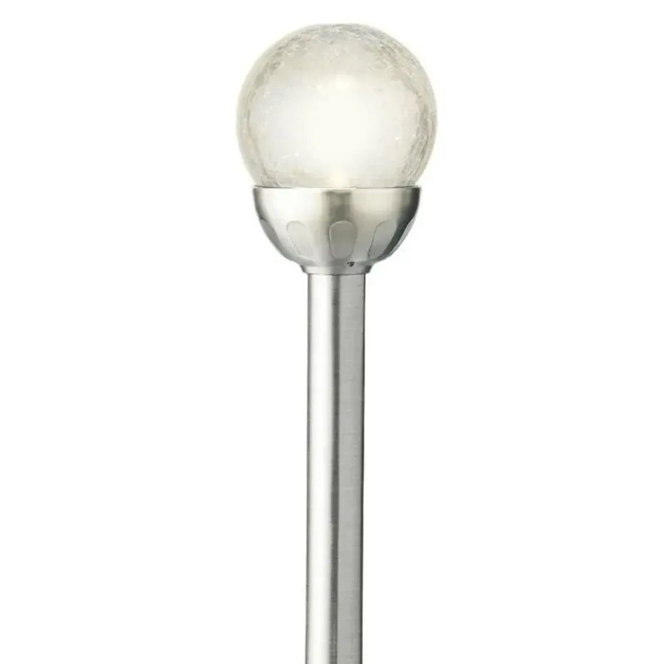 Lumineo LED tuinlampjes instekers - solar - ronde bol - 30 cm