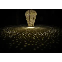 Lumiz Solar Buitenlampion - Sashiko Balloon - XL - Licht Taupe