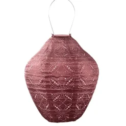 LUMIZ Solar Lampion Mandela Jar - 30 cm - Koper