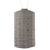 LUMIZ Solar Lampion Mosaic Cylinder - 28 cm - Taupe