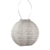 LUMIZ Solar Lampion Spectare Rond - 20 cm - Licht Taupe