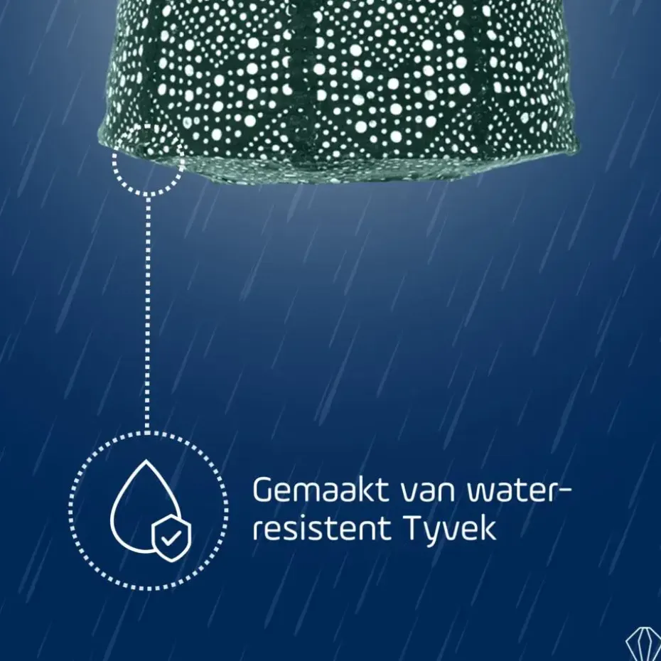LUMIZ Solar Lampion Verso Lamp - 20 cm - Groen