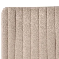 LUNAN - Tweepersoonsbed - Beige - 120 x 200 cm - Bouclé