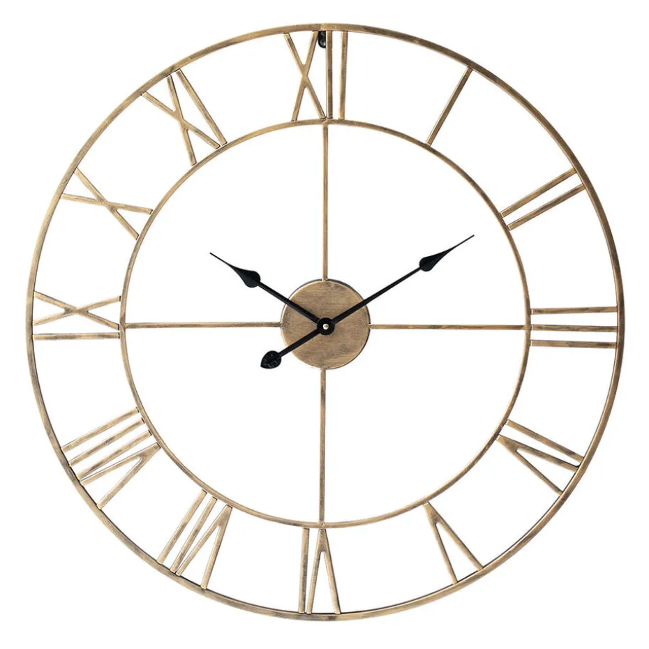 LW Collection Wandklok XL Olivier Goud 80cm