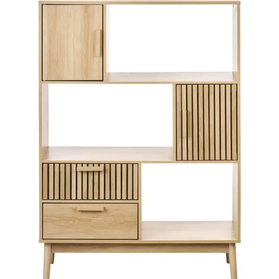 LYNWOOD - Boekenkast - Lichthout - MDF