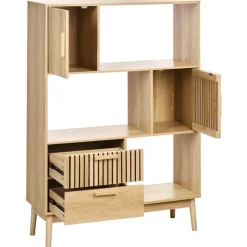 LYNWOOD - Boekenkast - Lichthout - MDF
