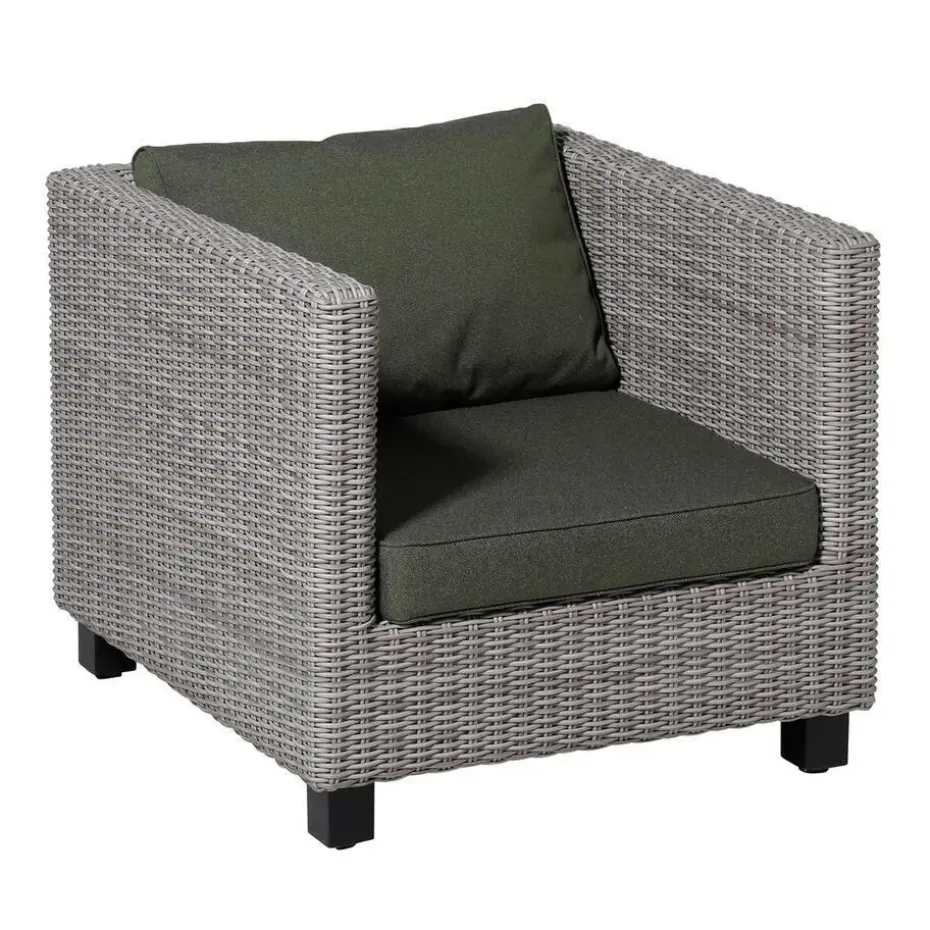 Madison - Lounge Profi-Line Zitkussen green - 73x73 cm - Set van 2