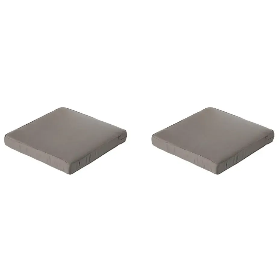 Madison - Lounge Profi-Line Zitkussen Rib liver - Ca. 73x73 cm - Set van 2