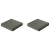 Madison - Lounge Profi-Line Kussen Manchester green - 60x60 cm - Set van 2